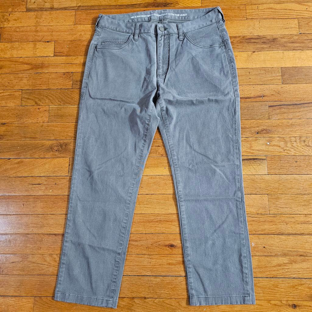 Rhone Grey Chinos Khakis Men's Waist 31x26